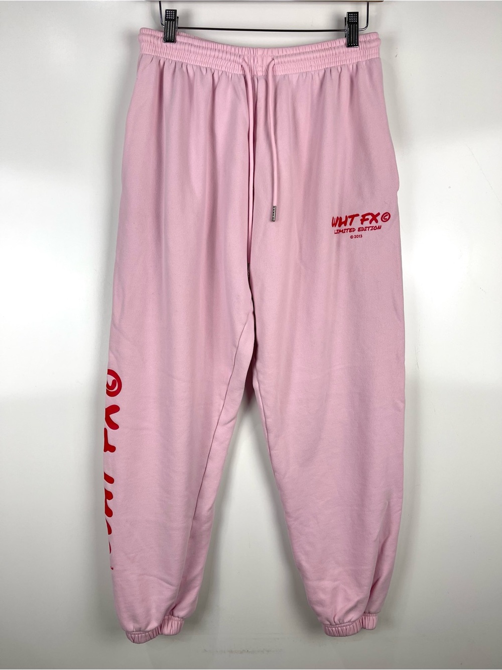 White Fox Pink Sweatpants Women’s Size Medium Loungewear Jogger Lounge Pants